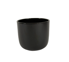 Pot Boule zwart glans 18cm