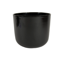 Pot Boule zwart glans 28cm