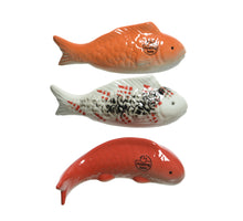 Fisch Porzellan 3 Farben sortiert L.16.5cm x B.4.5cm x H.6cm