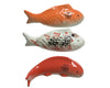 Fisch Porzellan 3 Farben sortiert L.16.5cm x B.4.5cm x H.6cm