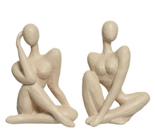 Polyresin Statue 2 sortiert off-white 13x10.5x20cm