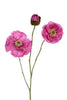 Mohn x3 L76cm malve