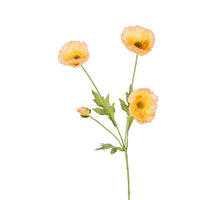 Papaver x4 l60cm zalm