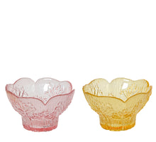 Glasschale 2-farbig, sortiert, D12,5 H8cm