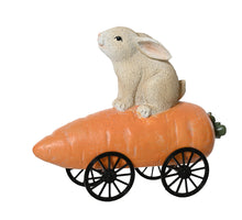 Kaninchen aus Polyresin, naturfarben, 12x7x11cm