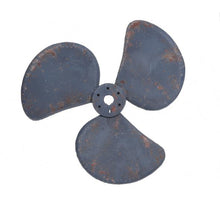 iron propeller cobalt blue 36x12x76cm