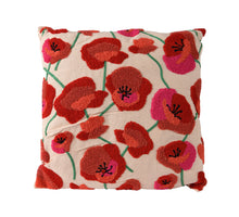 Kissen aus Polyester und Baumwolle, weiß/farbig, 43x43x2,5cm