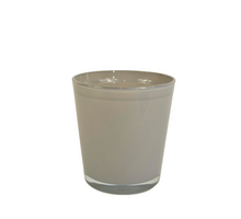 Glasvase „Orchidee“ D12,5 H13,5 cm grau