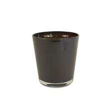 Glasvase „Orchidee“ D12,5 H13,5cm schwarz