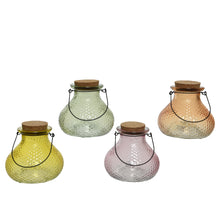 Wespenfalle Glas 4 Farben sortiert H.13cm T.14cm