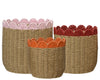 Set a 3 Mand papiertouw kleuren/multi 38cm x 38cm