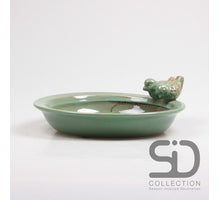 VOGEL VOEDER- EN DRINKSCHAAL PIEN M GROEN 27X25X10 CM