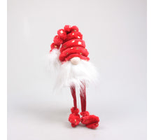 Weihnachtswichtel-Schlafmütze 16x12x56 cm Rot