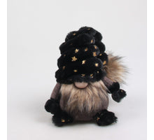 Weihnachtswichtel-Schlafmütze 19x13x36 cm Schwarz