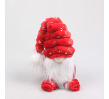 Weihnachtswichtel-Schlafmütze 19x18x50 cm Rot