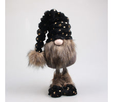 Weihnachtswichtel-Schlafmütze 22x17x70 cm Schwarz