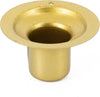 Kandelaartje rond metaal 3x5m5x2cm goud