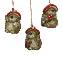 Herbstanhänger Igel Terrakotta 6 x 6 x 7,5 cm 3er-Set