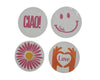 Spiegel glas 4ass assortie 10cm x 0.3cm
