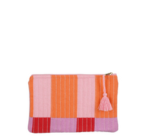 Tas kariert rot - L13xB21cm