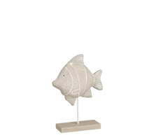 Dekoration Fisch grau FSC 100% - l10xw4.5xh18cm