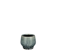 Monta Topf rund d.blau - h7,5xd8,5cm
