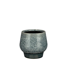 Monta Topf rund d.blau - h12xd13cm