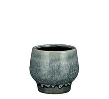 Monta Topf rund d.blau - h13xd14cm