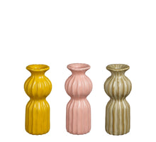 Felipe einzelne Blume Vase orange rosa beige 3 ass. h20xd8cm