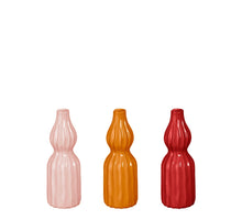 Felipe einzelne Blume Vase rosa orange rot 3 ass. - h20xd7cm