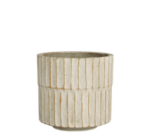 Apiro Topf rund Off-White – H19xB20cm