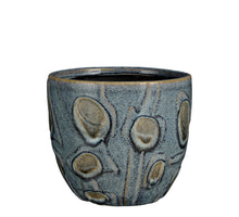 Helma Topf rund blau - h19xd21,5cm