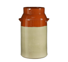 Moody Topf rund grau - h50xd27cm - Steingut
