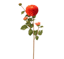 Dahlie Orange Real Touch - L78cm