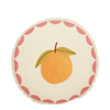 Kissen Orange off-white – H10xØ40cm