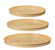 Medina Tablett Beige 3er Set - h3xt40cm