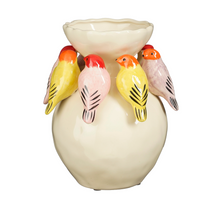 Birdy Vase weiß - H25xB21cm