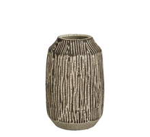 Aruna Vase Braun – H28,5xT18cm