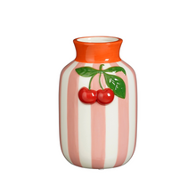 Vase Kirschrosa - L12xB11xH18cm