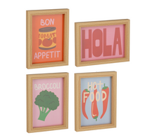 Wanddeko-Set 4-teilig FSC Mix – L15,5xB20,5xH8,5cm