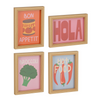 Wanddeko-Set 4-teilig FSC Mix – L15,5xB20,5xH8,5cm
