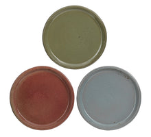 Madrid Untertasse rund Dämmerungsrosa Grau Grün 3-fach sortiert – H5xT49cm