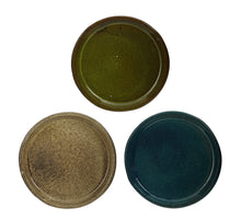 Madrid Untertasse rund creme d.grün d.blau 3-fach sortiert – h4xb43cm