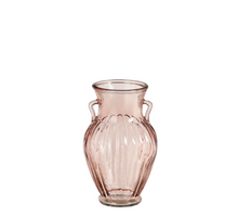 Zeus Vase Glas Rosa - H20xT12cm