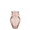 Zeus Vase Glas Rosa - H20xT12cm