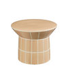 Menton Beistelltisch creme - H30xT37,5cm