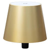 FLESSENLAMP 10X8CM GOUD USB OPLAADBAAR/ DIMBAAR