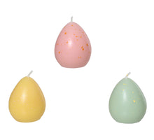 Eikaars Paraffin 3er-Set D4,5 H5,3cm rosa/gelb/grün