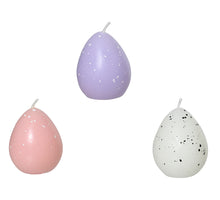 Eikaars Paraffin 3er-Set D4,5 H5,3cm rosa/lila/weiß