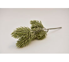 Pine spray Paix 38cm green w/snow